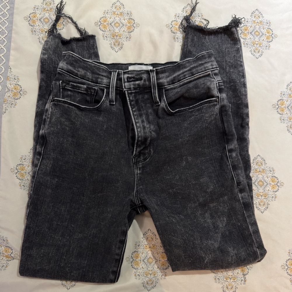 FRAME black washed jeans